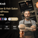 <strong>Kre8</strong> | Barber & Hair Salon WordPress Theme